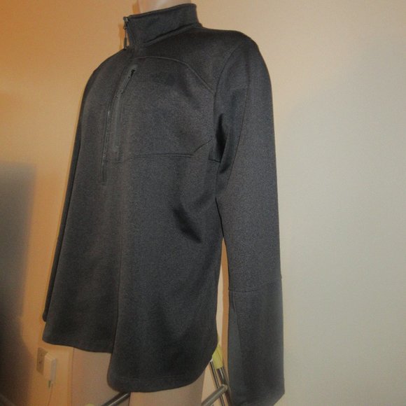 The North Face Men Grey Flees Jacket 1/2-zip XL/TG - Picture 3 of 12